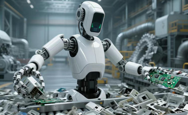 混合生活垃圾分拣机器人